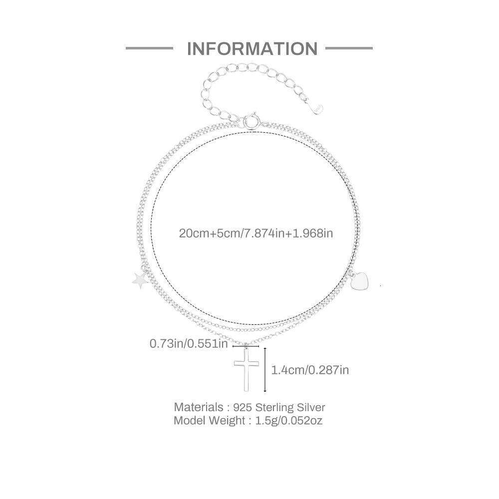 Aide 925 Sterling Silver Shiny Zirconia Anklets Bling Chain For Women High Quality Elegant Jewelry Beach Party Summer Gift