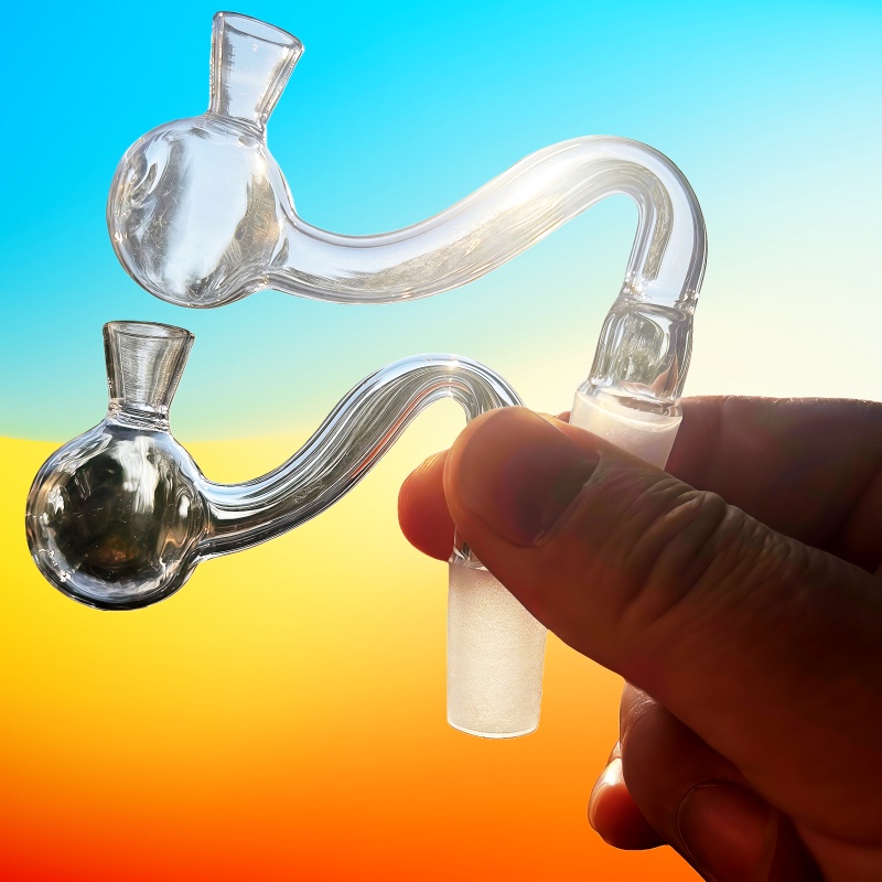 Glass funnel Oil Burner Pipe with Hookahs 10 14 18MM MALE FEMALE Thin Water Pipes