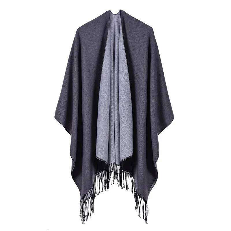 Winter Fashion Poncho Women Capes Scarf Imitation Cashmere Ladies Scarves Warm Shawls Wraps Woman Ponchos Bufanda Mujer Foulard