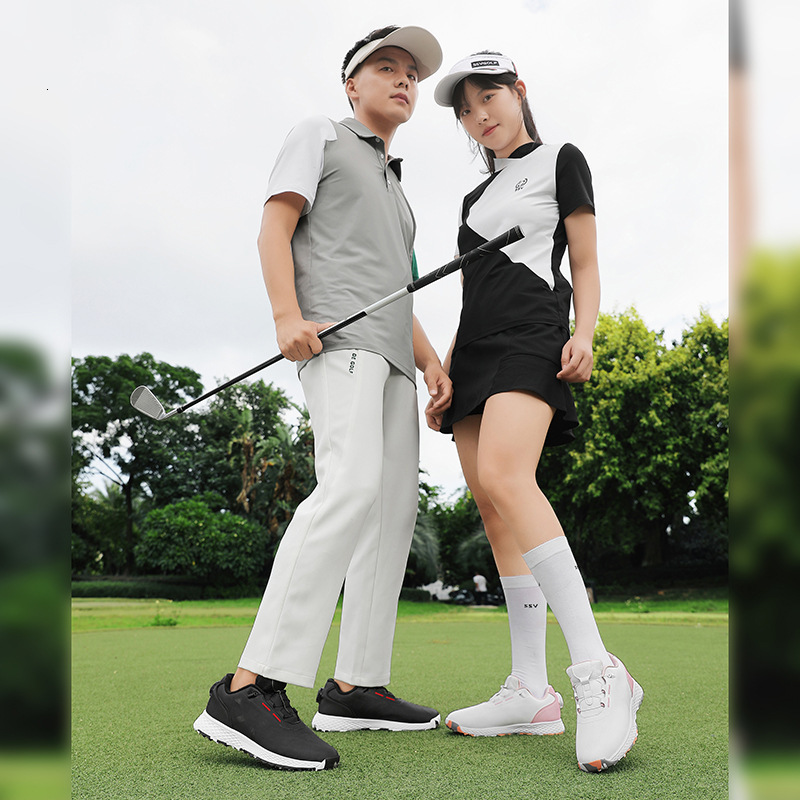 Outdoor sports shoes for both men women Trade Golf Men and Women Rotating Button Couple Casual Sports Shoes Waterproof Non-slip