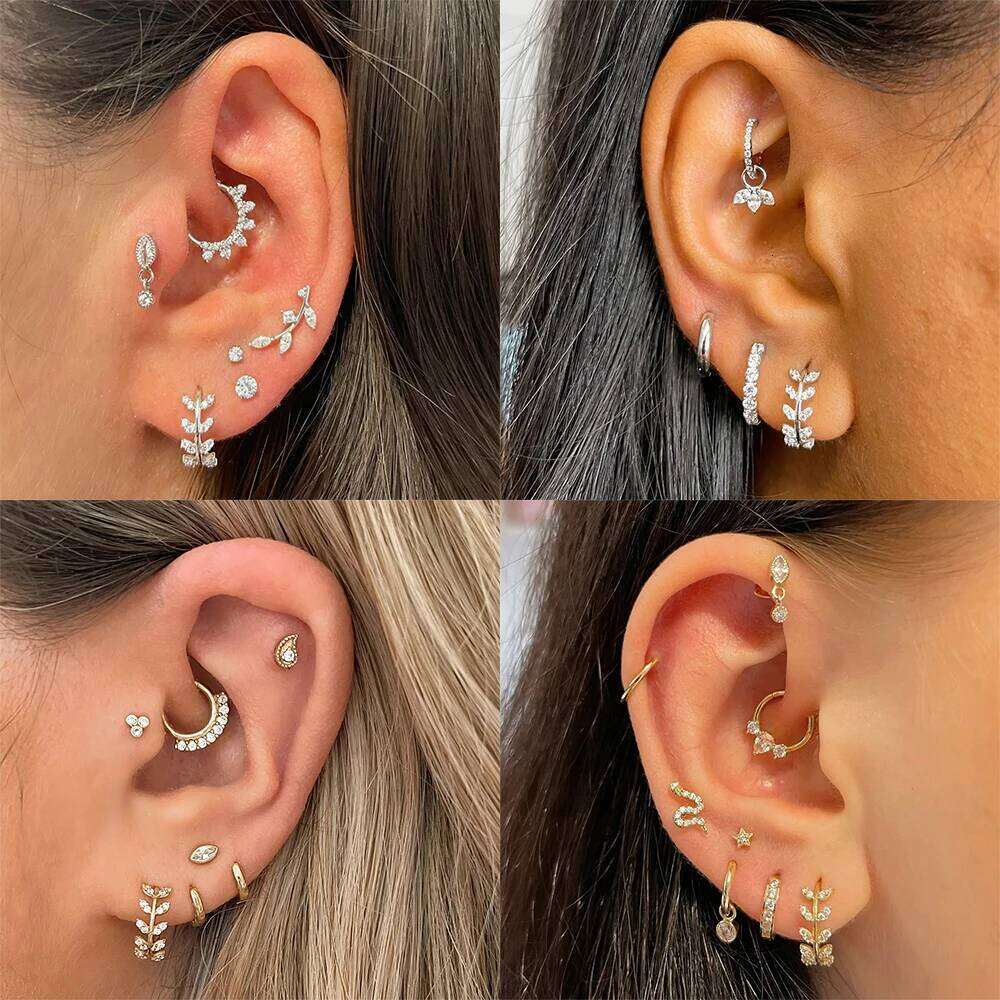 Aide 925 Sterling Silver Elegant Flower For Women Tassel Butterfly Stud Earring Party Exquisite Jewelry Gifts