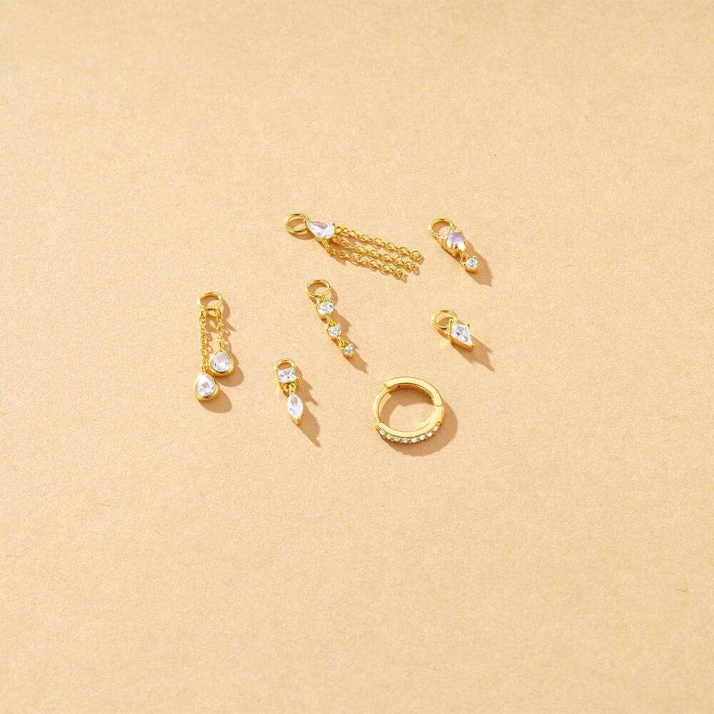 Aide 925 Sterling Silver 1pc Opal Stone CZ Charm Beads Pendant Fit Necklace Earring Bracelets For Women DIY Fine Jewelry