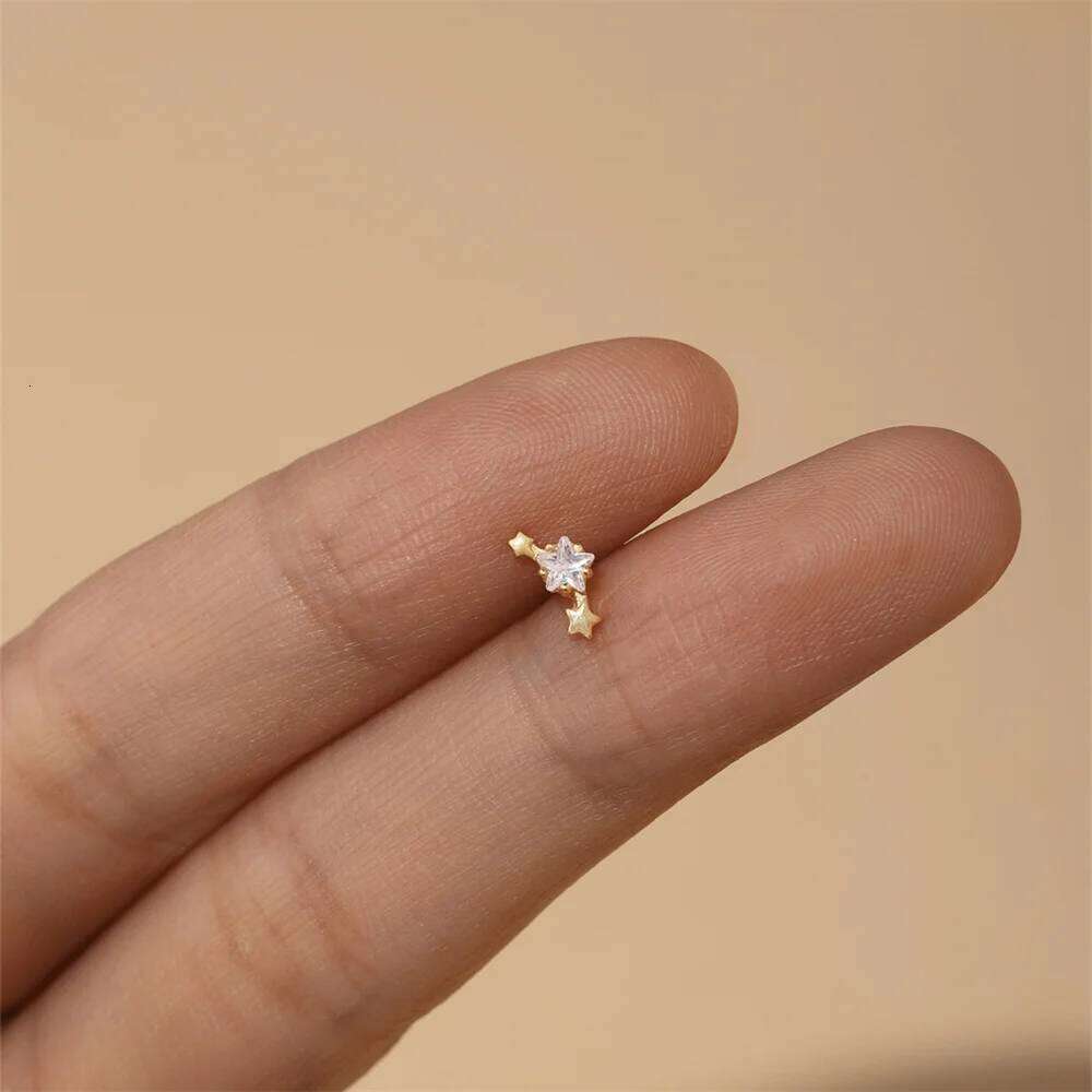 Aide 925 Sterling Silver Shiny Waterdrop Charms Piercing Earrings For Women Tassel Pendant Chain Party Handmake DIY Jewelry