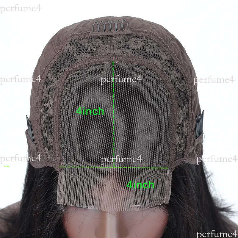 Gagaqueen Front Unprocessed 4x4 Brazilian Lace Straight Human Hair Wigs