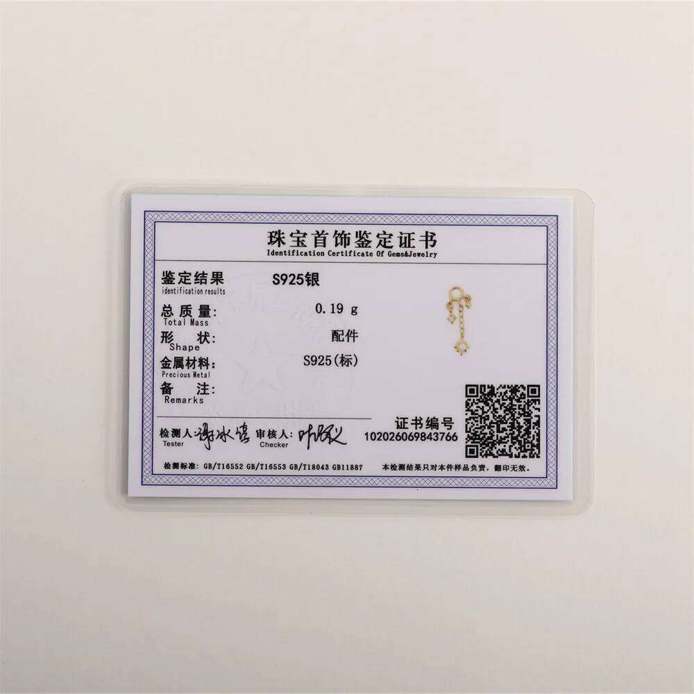 Aide 925 Sterling Silver Shiny Stone Earrings for Women Helix Flat back Stud Piercings DIY 18K Gold Charms Fine Jewelry 1pc