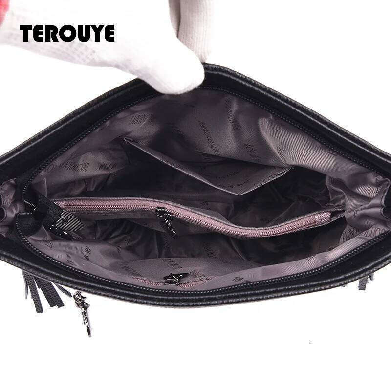 Soft Leather Hand Crossbody Bags For New Luxury Handbags Women Casual Shoulder Tote Bag Bolsa Feminina TEROUYE