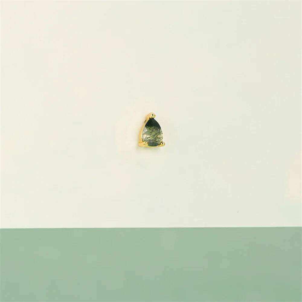 Aide 925 Sterling Silver Black CZ Crystal Series Stud Earrings For Women Star Moon Heart Flower Shape Ear Studs Party Jewelry