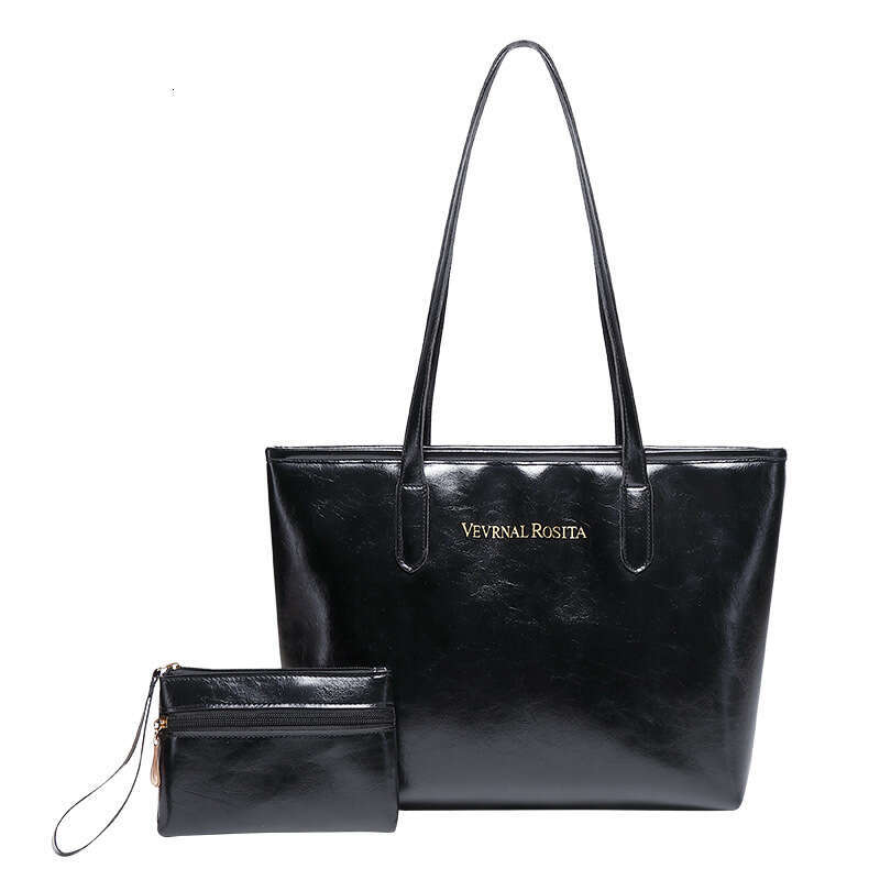 Tote Two-Piece Set New Large Capacity Women's Shoulder Cross-Border Hot Sale High-End Shopping Bag