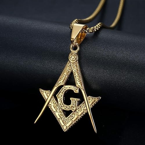 Luxury Brand Designer Jewelry European And American Source Factory Direct Supply Classic Retro Trend AG Masonic Brotherhood Pendant In Stock Wholesale