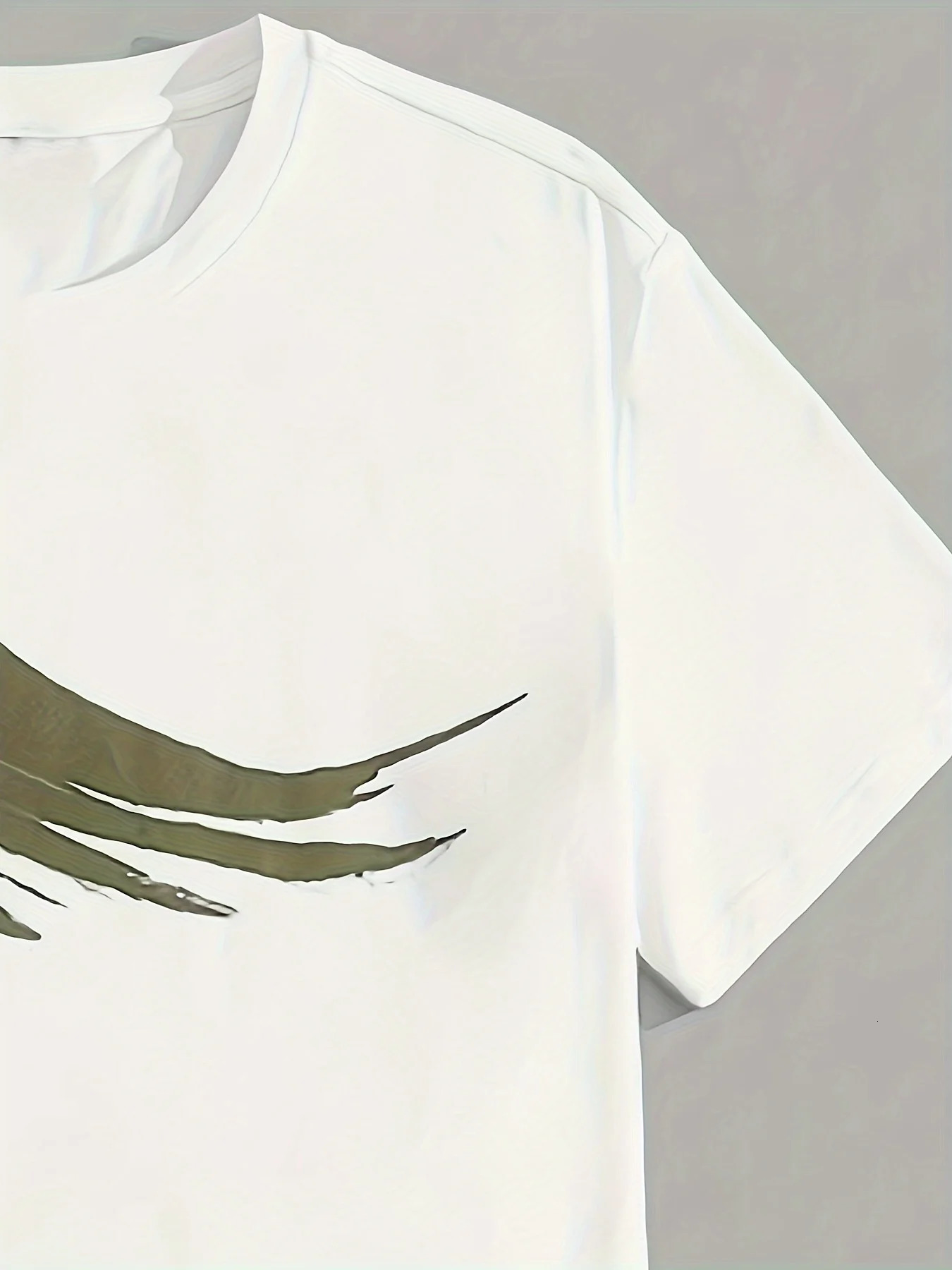 Simple Casual Mens Tshirt Shortsleeved Suit And Pants Fashion Eagle Print Pattern Sports Leisure Twopiece Set 251230