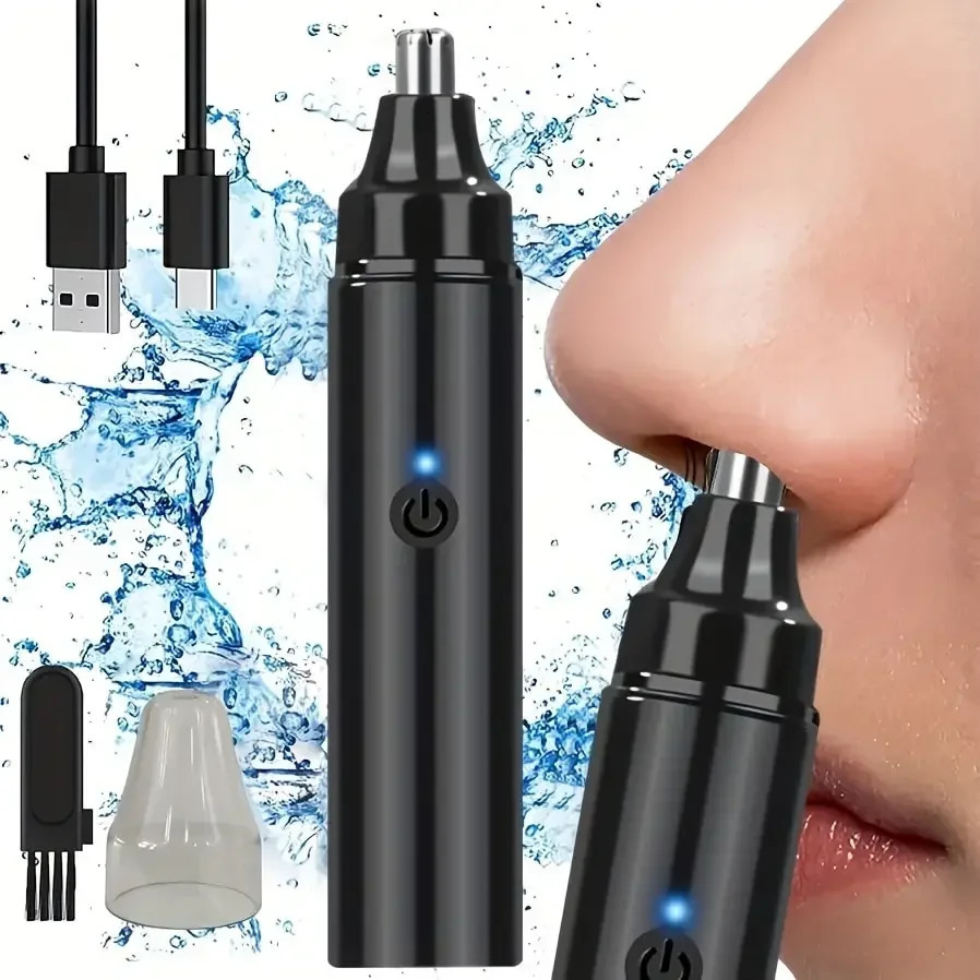 Rechargeable Nose Hair trimmer and Facial Hair Men Nose Hair Shaver for nasal clearance - portable grooming tool for 251231
