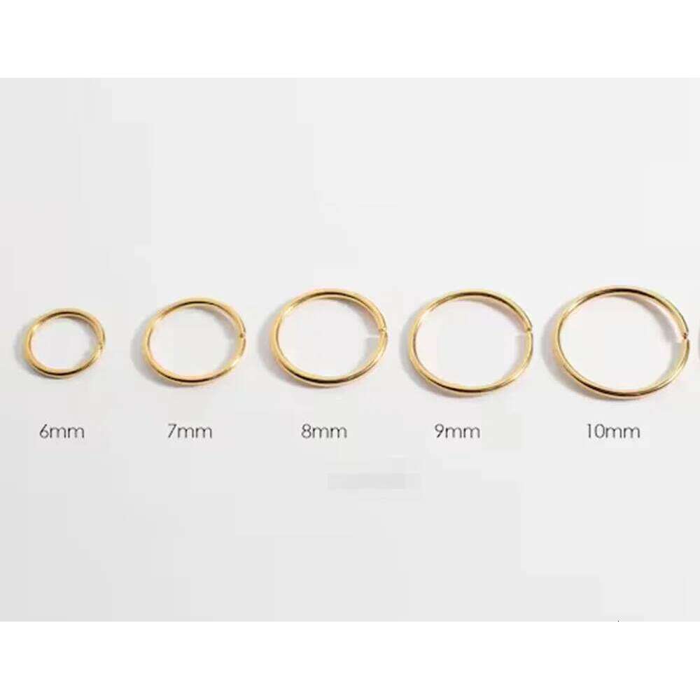 Aide 1piece 925 Sterling Silver Piercing Hoop For Women Men 6/7/8/9/10mm Clicker Earring Nose Rings Lip Ring Jewelry