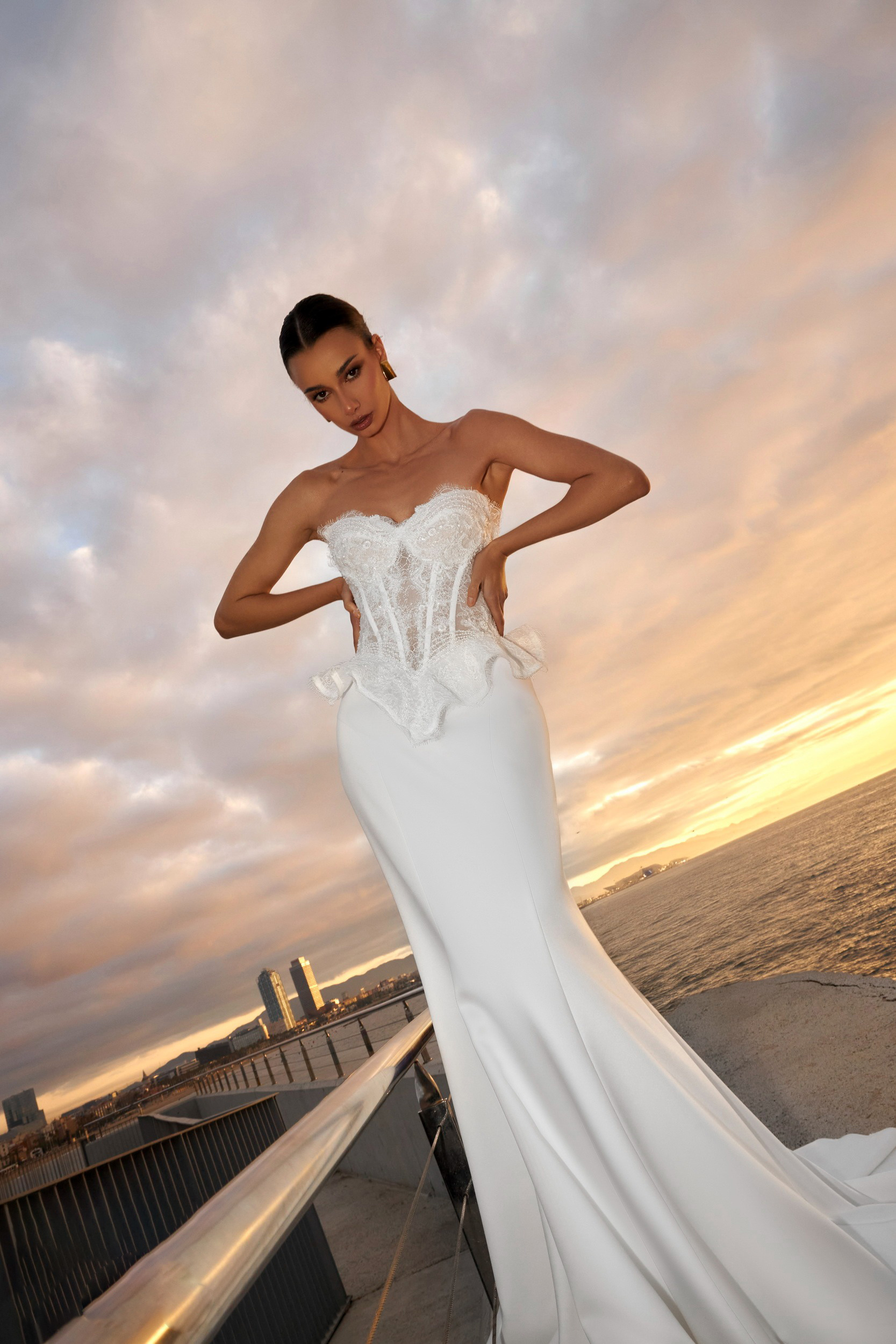 Graceful Mermaid Evening Dresses For Women Sweetheart Neck Sleeveless Gown Lace Pearls Beaded Sweep Train Dress Party Customized Dress