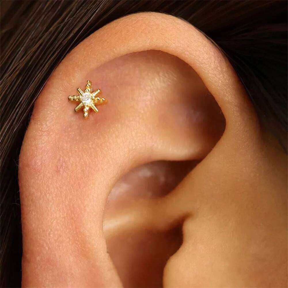 Aide Stud Small Simple Style Charm Woman 925 Silver Earrings Birthday Party Gift for Friends Exquisite Jewelry Set