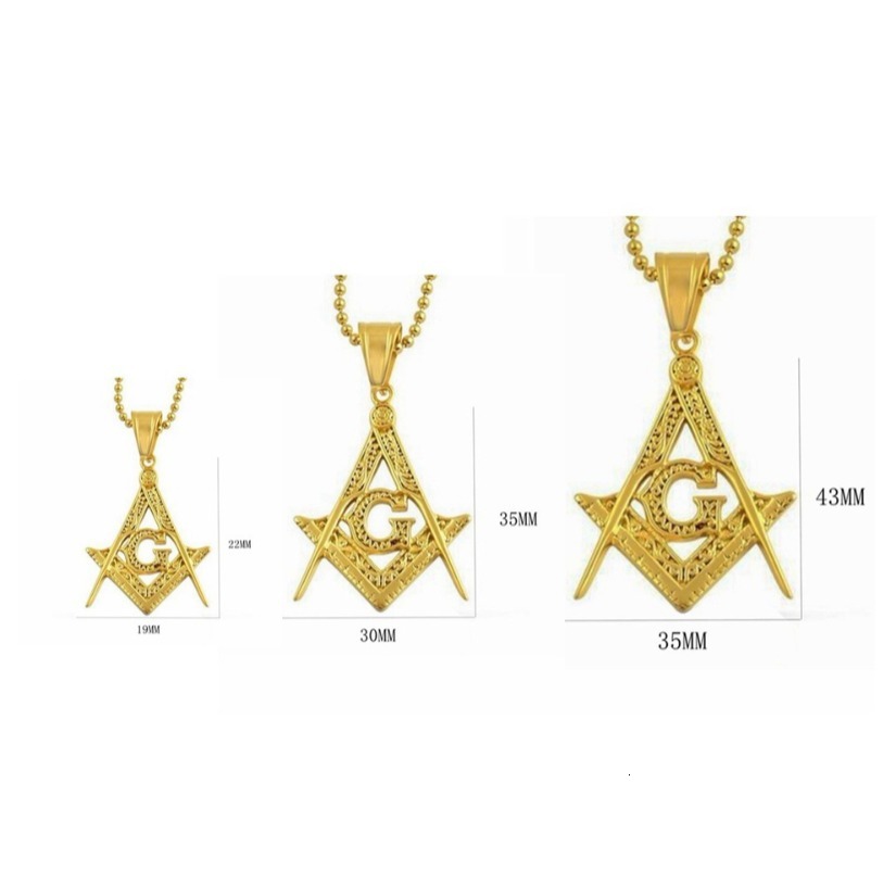 Luxury Brand Designer Jewelry European And American Source Factory Direct Supply Classic Retro Trend AG Masonic Brotherhood Pendant In Stock Wholesale
