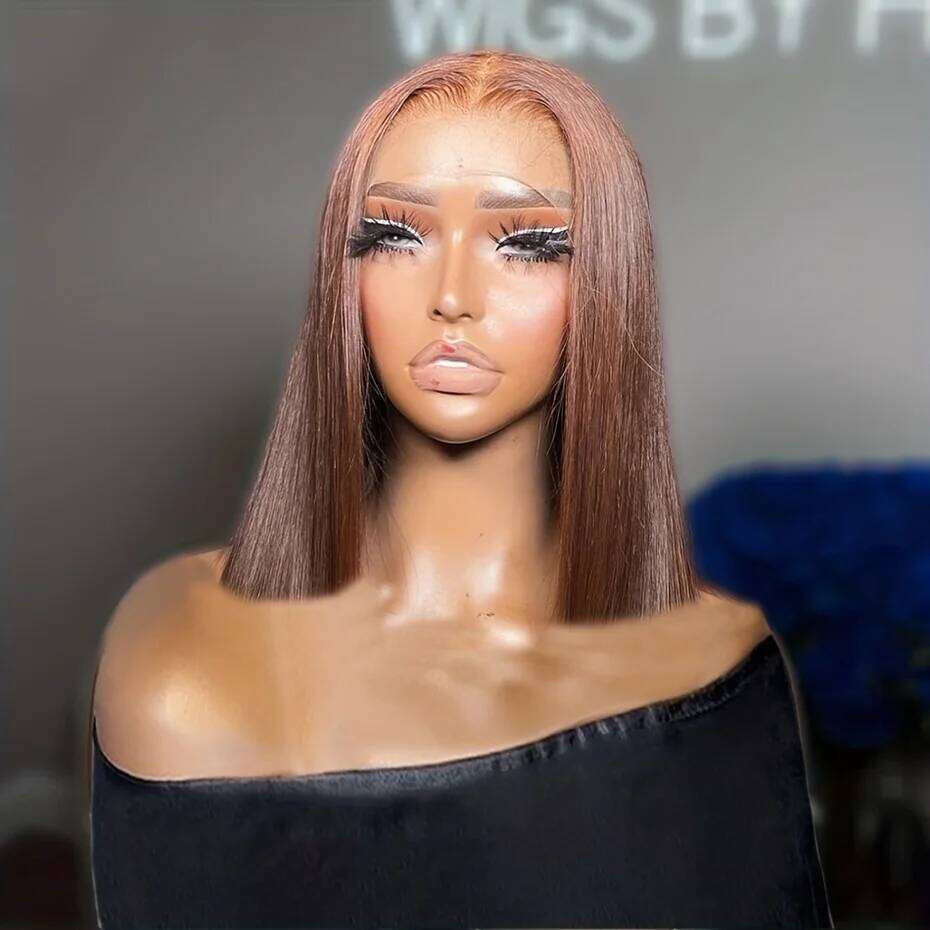 Vietnamese Glueless 100%human Hair Quality 2x6 Closure Ready to Wear Wig 250 Density13x6 13x4 Lace Frontal Bob Wigs #2