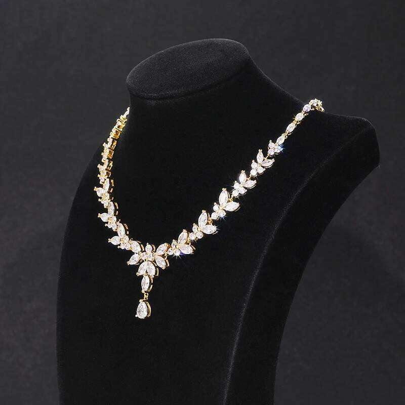 Huitan Noble Women's for Wedding Engagement Full Bling Iced Out CX Pendant Necklace Anniversary Gift Fashion Jewelry