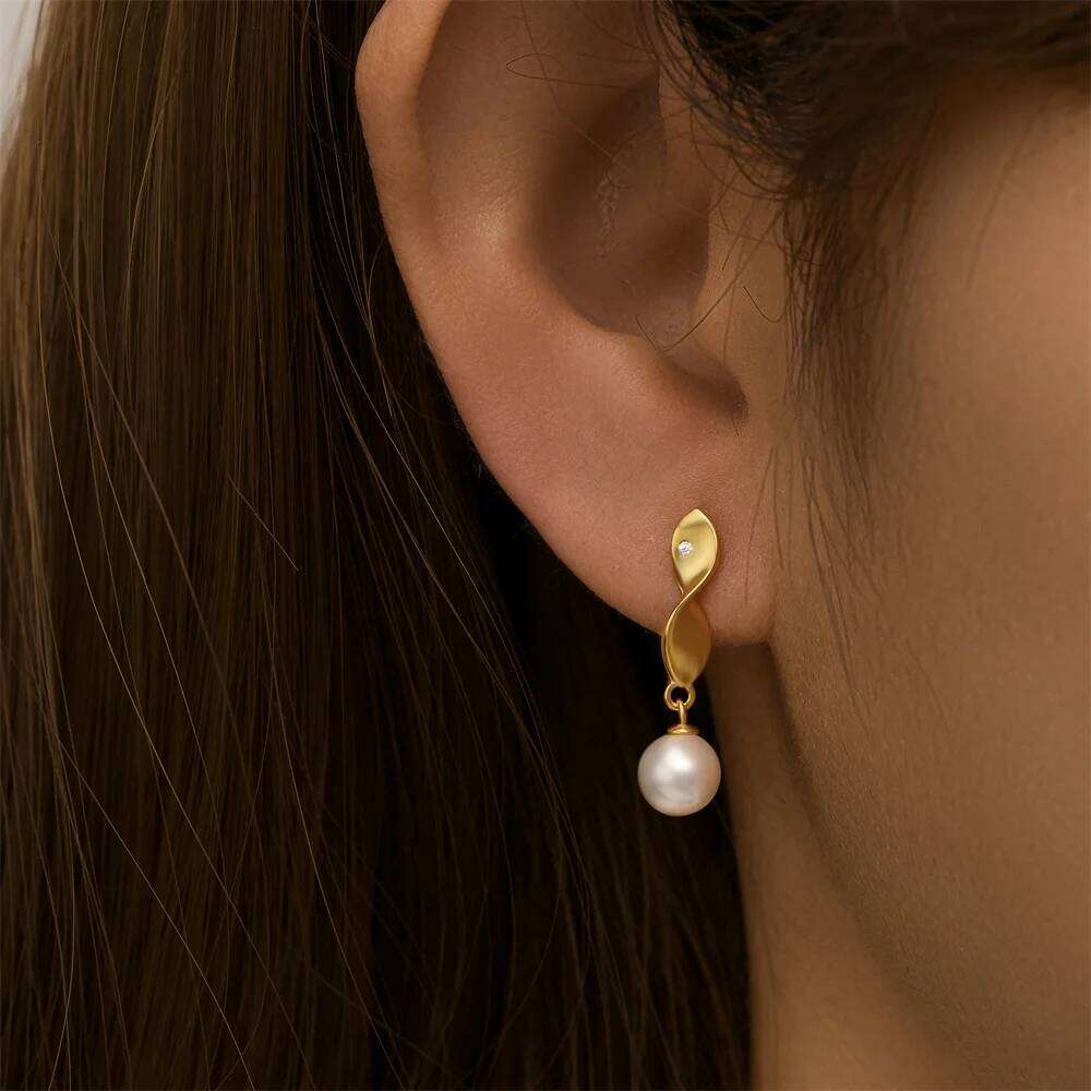 Aide 925 Sterling Silver Purple Pink Water Drop Zircon Stud Earrings For Women Elegant Sweet Jewelry High Quality Pendientes