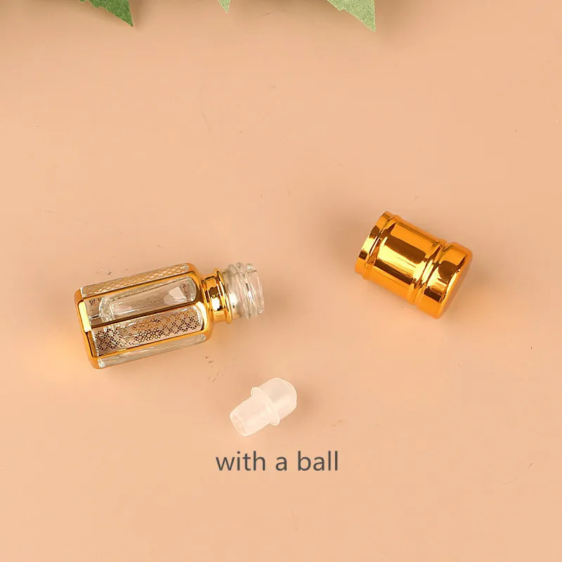 10/30/50pcs Crystal Glass Essential Oil Bottle Attar Oil Bottle Perfume Bottle With Glass Drop Stick/Roller Ball 251230