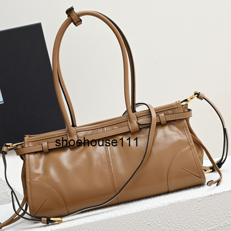 Shoulder Bags 10a lussolf waxed 1ba426 handheld womens genuine leather handbag fashion purse clutch crossbody shoulder strap box bag shopping aaa