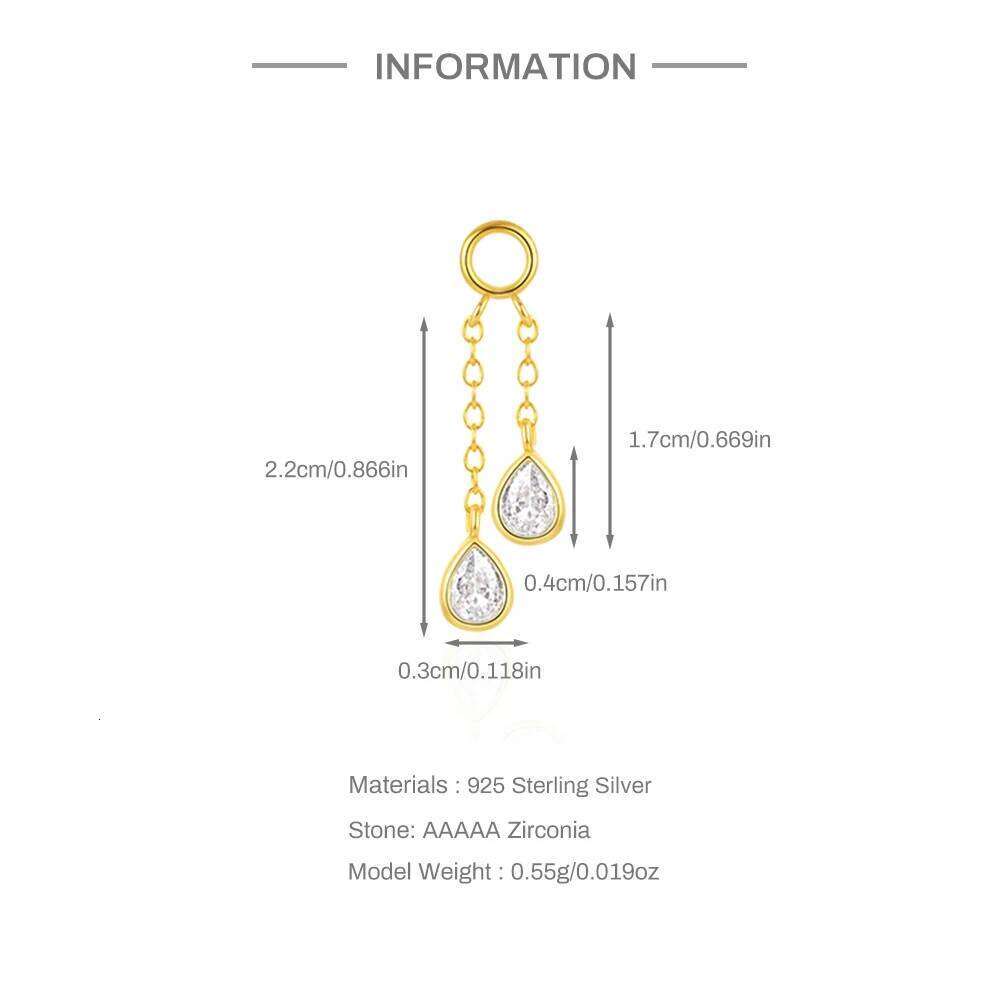 Aide 925 Sterling Silver 1pc Opal Stone CZ Charm Beads Pendant Fit Necklace Earring Bracelets For Women DIY Fine Jewelry