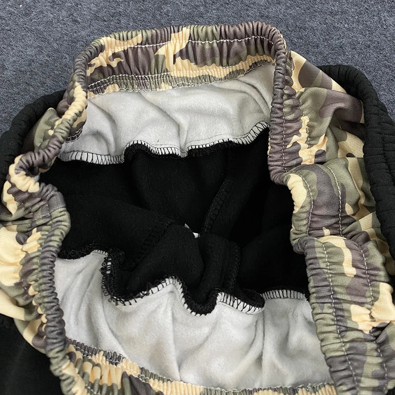 Leopard Print Letter Embroidered Double Waistband Street Casual Pants Y2K Style Mens And Womens Versatile Sweatpants 251231