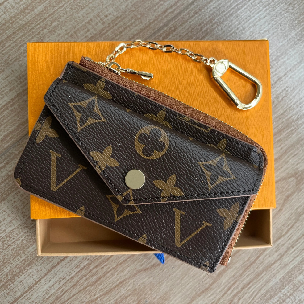 Designer Wallet Womens Mini Zippy Organizer Bag Credit Card Holder Coin Purse Key Pouch Purses Keychain Bags louisities vittonn bag viitton Clutch bag