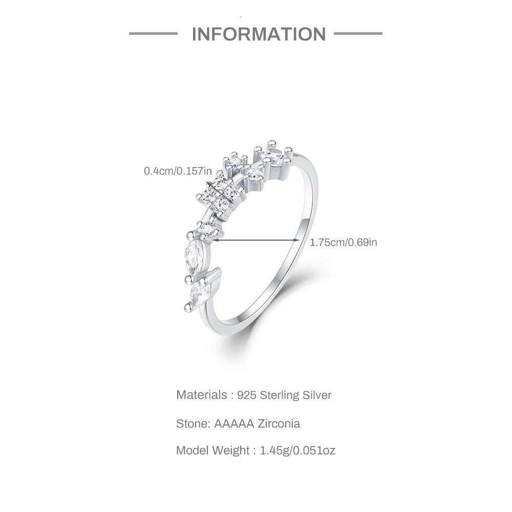 Aide 1 Piece 925 Sterling Silver Mini Small Zircon For Women Light Luxury CZ Exquisite Rings Jewelry Accessories anillos