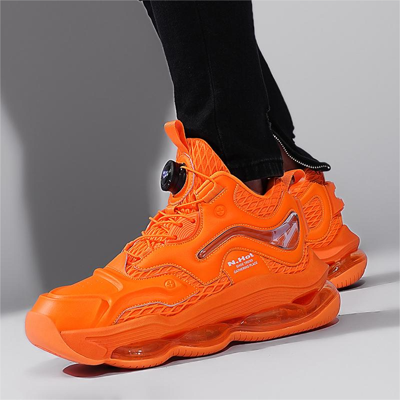 NHOT Breathable Thick soled Men's Sports Shoes 2026s Spring New Design Trendy Running Shoes Versatile Cool Street Casual Shoes Size 38-45 Free Sh