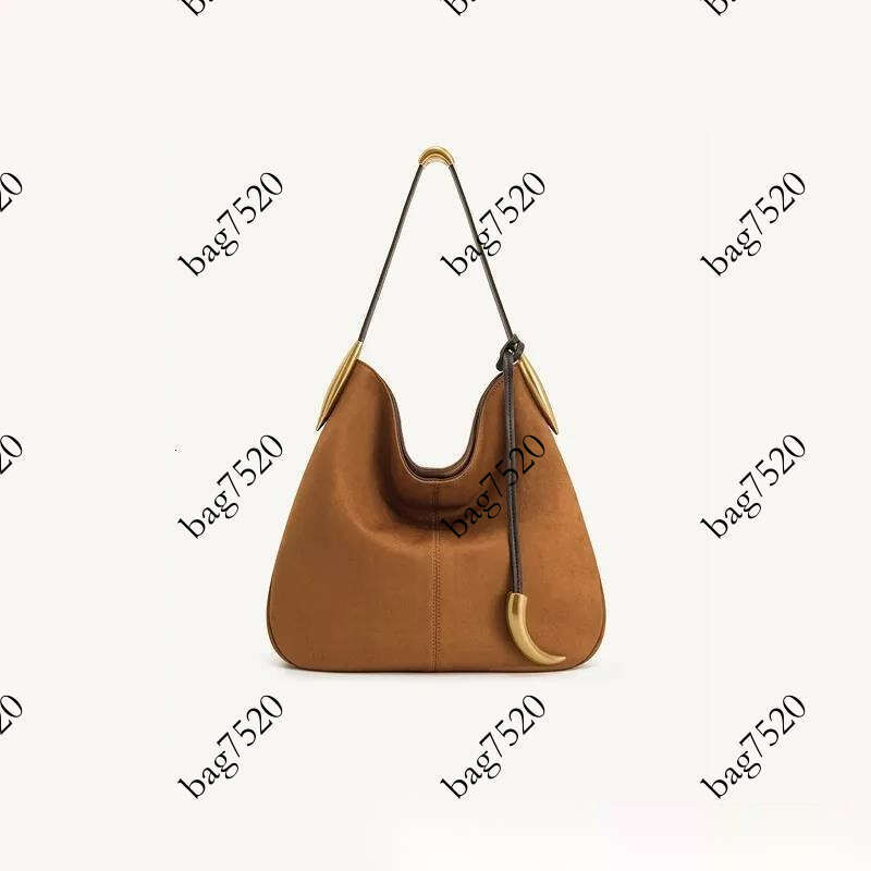 Hobo New Style, Matte Finish, Fashionable, Metallic Decoration, Shoulder Bag/Underarm Bag, Large Capacity Tote Bag Pingshuo