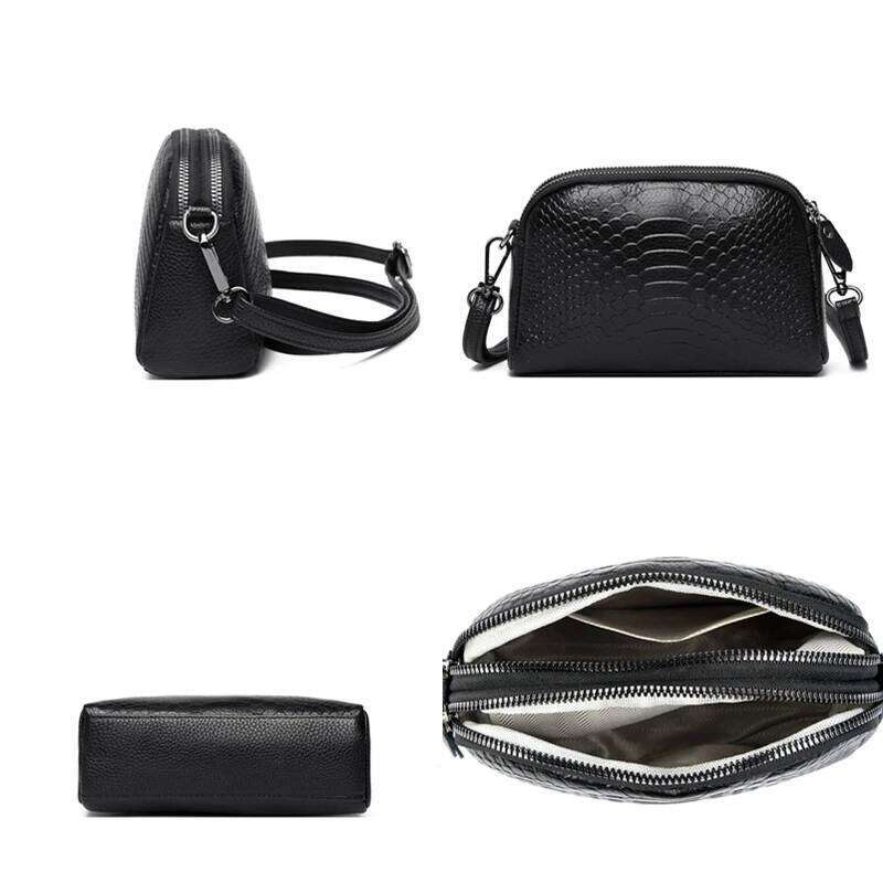 Cowhide Bags For Women Summer Simple Handbag And Purses Female Travel Totes Solid Color Genuine Leather Fashion Shoulder Sac