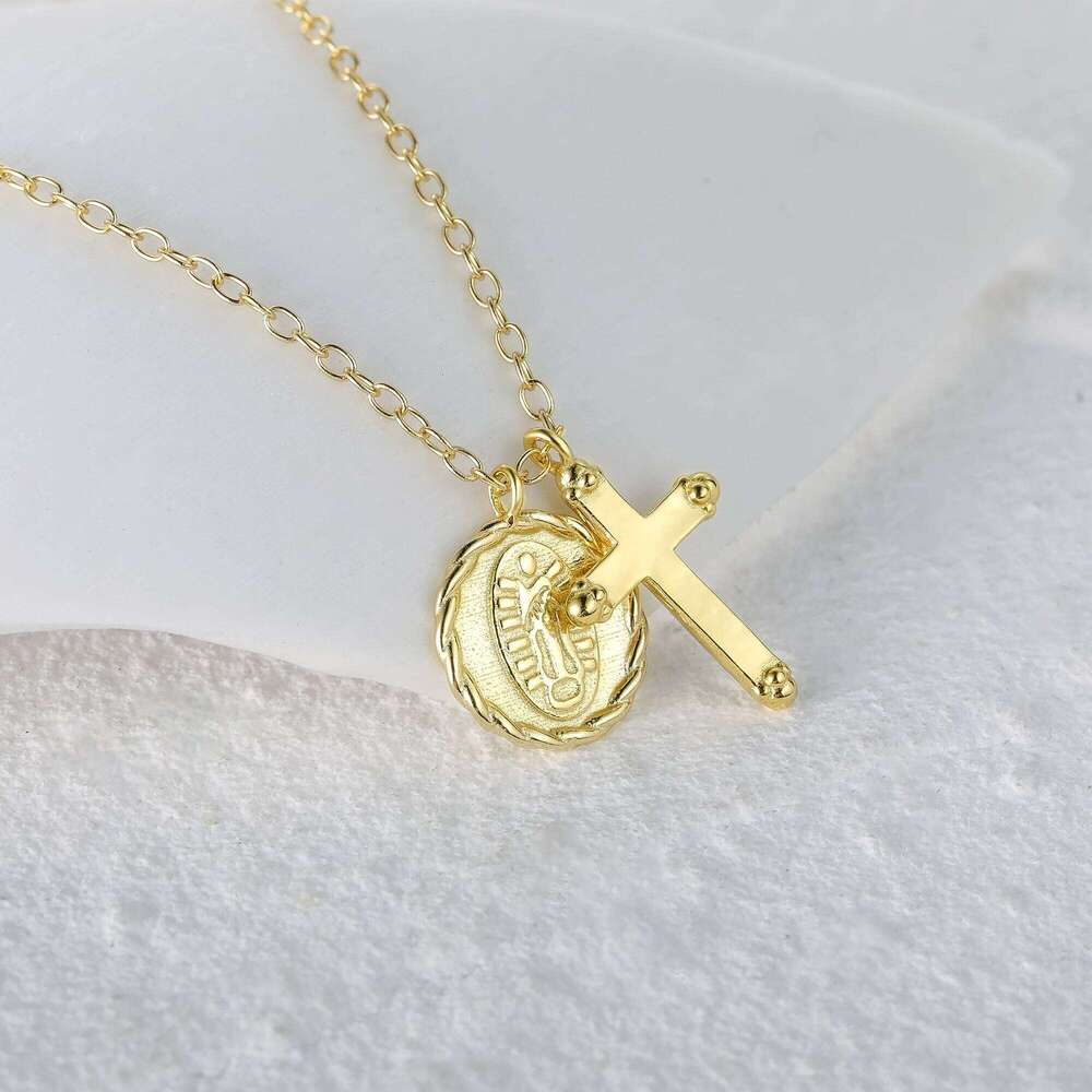 Aide 925 Sterling Silver Cross Pendant Clavicle Chain For Women 2020 Jewelry Choker Necklace Collares Bijoux Collar