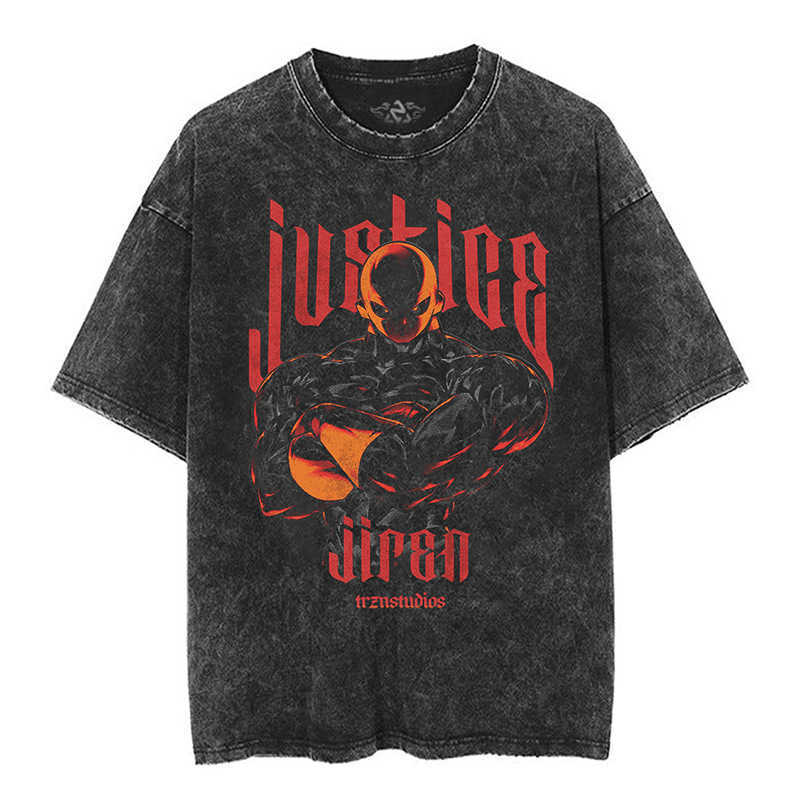 Tees Polos Japanese Classic Dragon Ball Cartoon Anime Oversize High Street Vintage Washed Distressed Short Sleeve T Shirt Men's Clothing Daily Ou - view 7