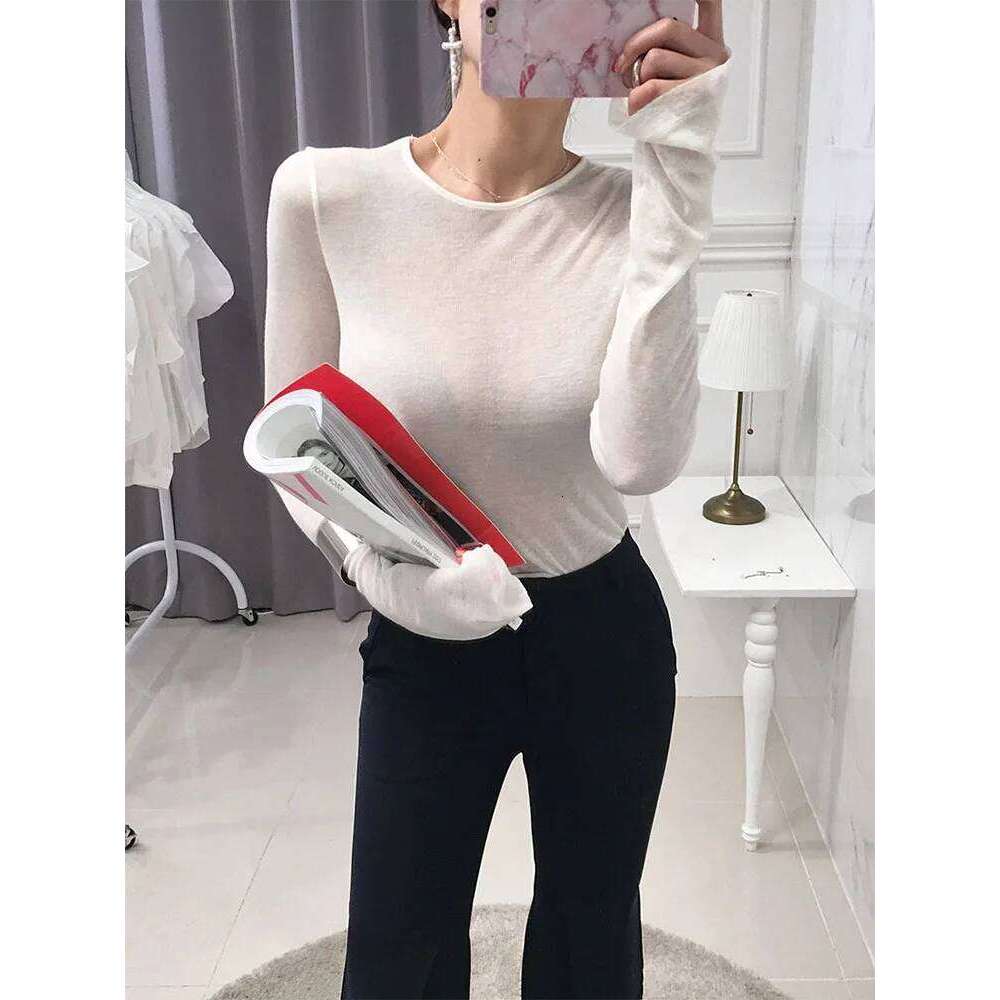 Sexy Women T-Shirt Long Sleeve Korean Style Slim Basic Elasticity Tshirt Top Womens Clothing T Shirt Femme