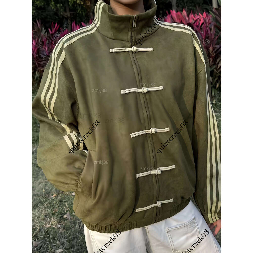 individual Chinese New Year campus Jacket Spliced Stand Collar Spring Buttoned Fashion Retro Tang Single Breasted Men Coat 86c