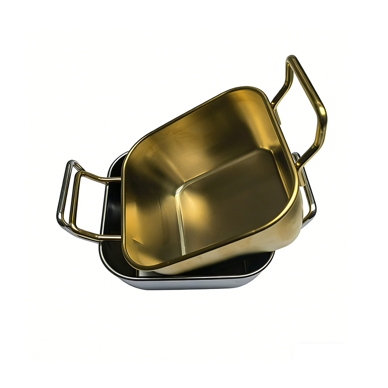 Korean Style Stainless Steel Food Storage Box for Snacks & Lunch