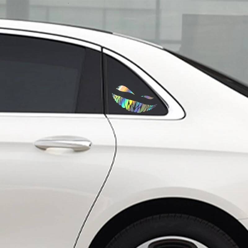 Bestseller Demon Smiling Face Stickers RearWindshield Car Funny Auto BodvStyling Decoration Window Sticker VinyWaterproof ddmycat