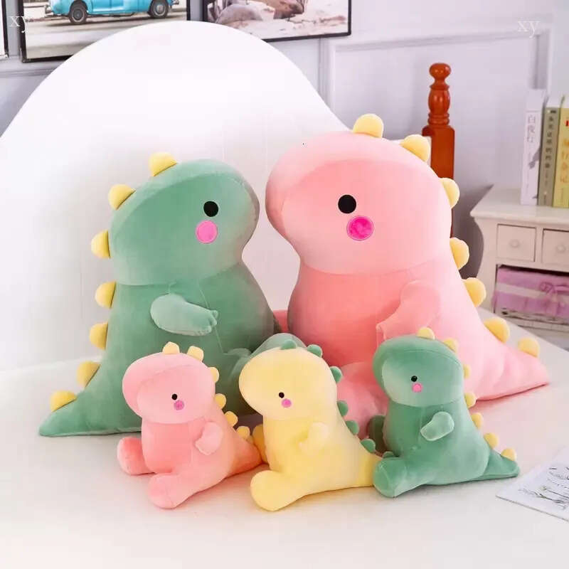 Small dinosaur plush toys cute dull dragon doll children sleep with pillow wholesale ZM1020 Y260128