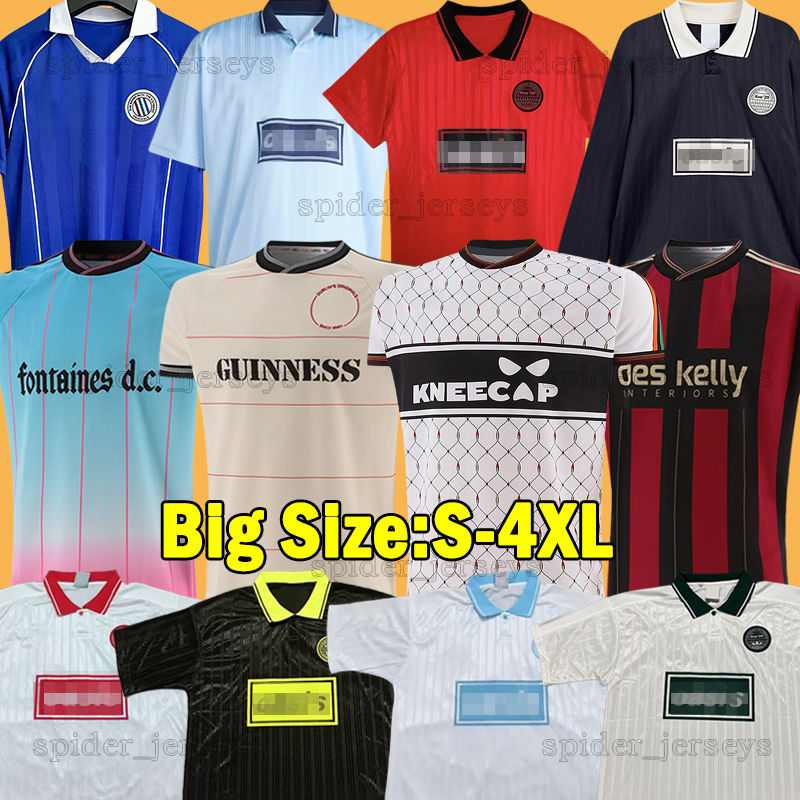 XXXL 4XL 2025 Oasiss Tour Jacquard Football Jersey Shirts Kits 25 26 Oasis Live Fontaines Dc Bohs Football Shirts Bohemian 25th Anniversary GUINNESS Soccer Jerseys
