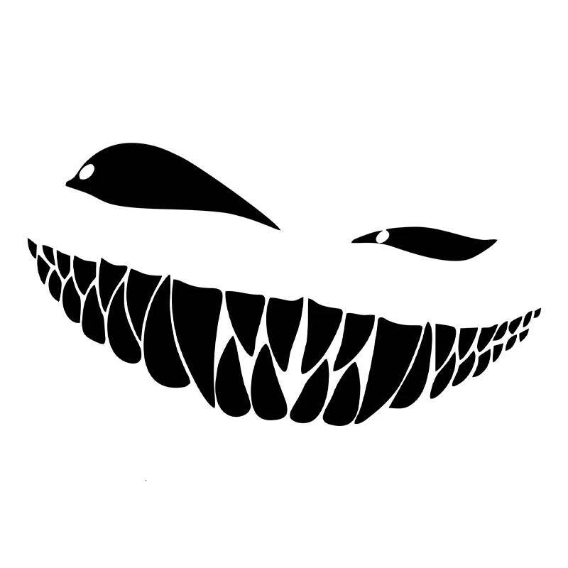 Bestseller Demon Smiling Face Stickers RearWindshield Car Funny Auto BodvStyling Decoration Window Sticker VinyWaterproof ddmycat