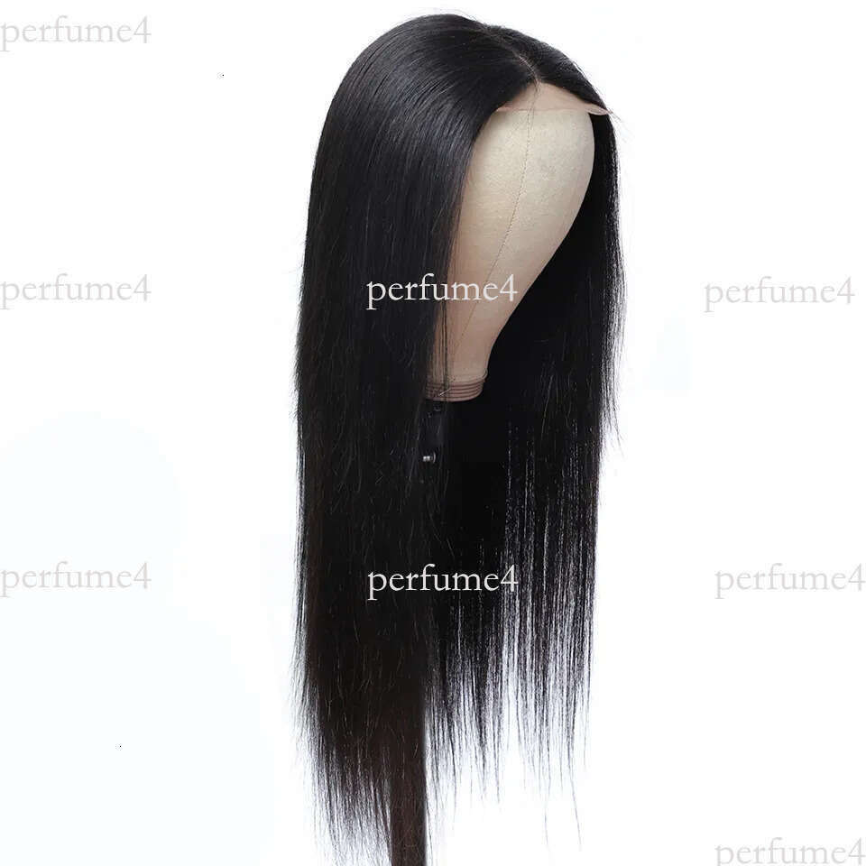 Gagaqueen Front Unprocessed 4x4 Brazilian Lace Straight Human Hair Wigs