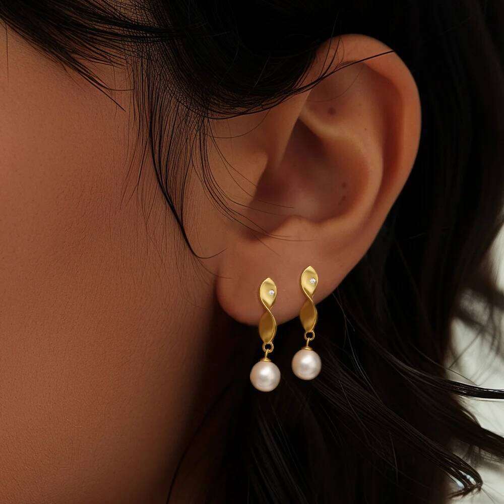 Aide 925 Sterling Silver Purple Pink Water Drop Zircon Stud Earrings For Women Elegant Sweet Jewelry High Quality Pendientes