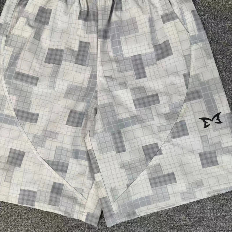 High-quality Mertra Shorts Classic Streetwear Trend Hip-hop Checkered Camo Short Pants Men Women 251230