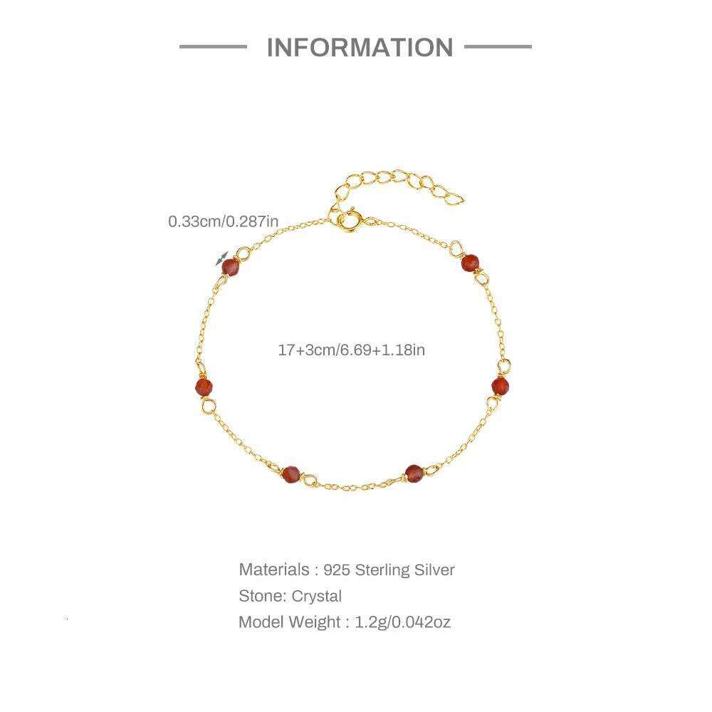 Aide 925 Sterling Silver Mini Three Colors Ball Agate Women's Simple Round Girlfriend Gift Bracelet Jewelry