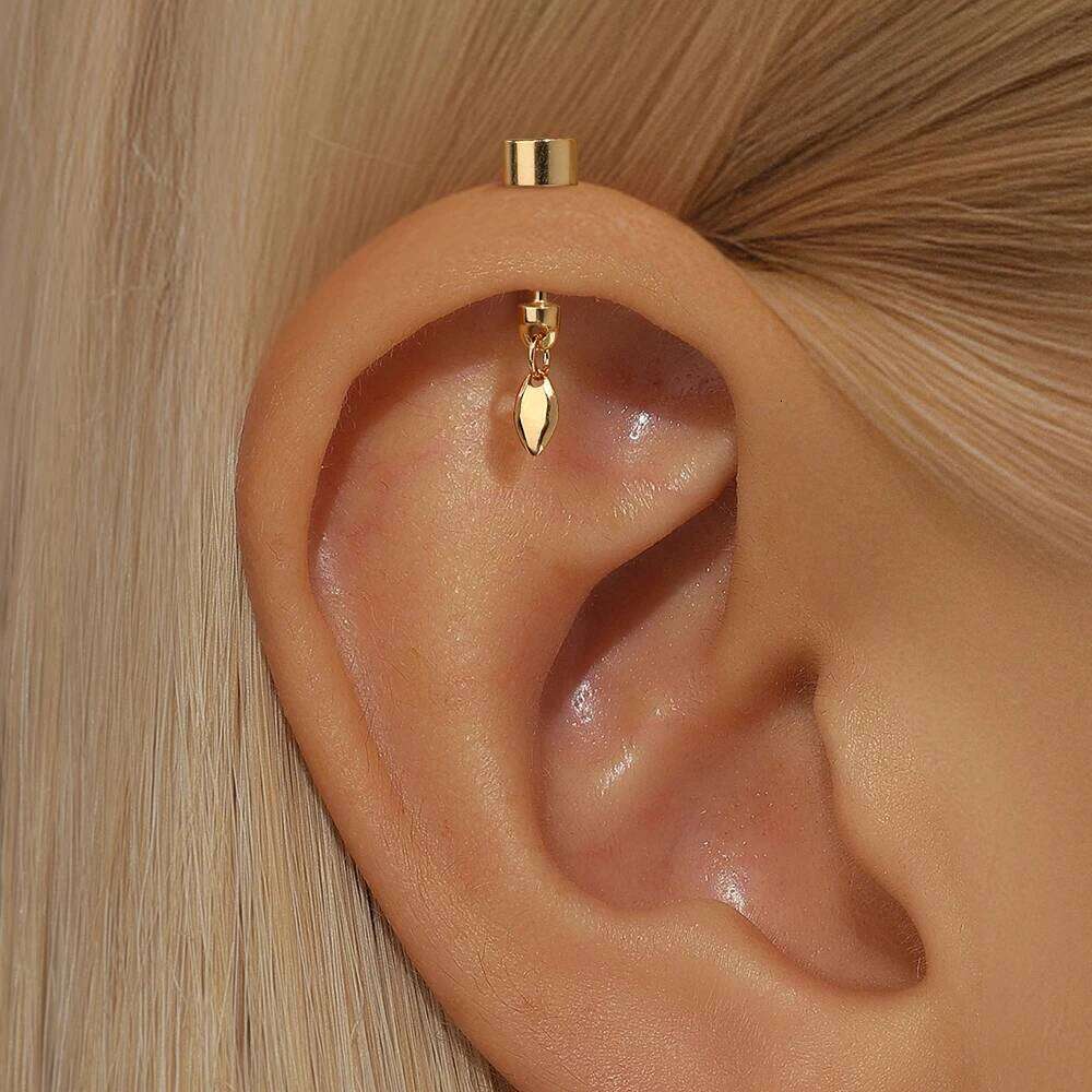 Aide New Design Thick Bottom Threaded Labret Stud Earrings for Women 925 Sterling Silver Piercing DIY Fine Jewelry Pendientes