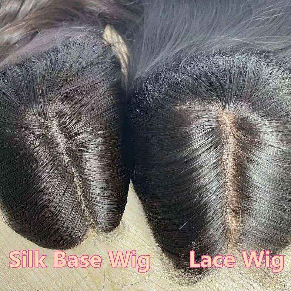 Silky Straight Human Hair Brown Blonde #4/27 Highlight Glueless 5x5 Silk Top Closure Pre Plucked 13x6/360 Lace Frontal Wigs