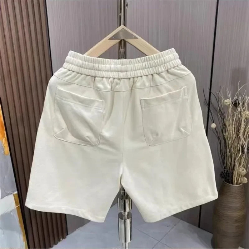 Men Summer Sporty Shorts Trendy letter Big Pockets Five-point Trousers Casual Loose Basketball Pants Elasticity Mens Clothing 251230