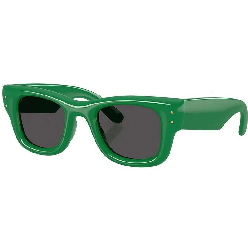new style puffer sunglasses fashion ultra black lenses for men women top quality sun glasses wiht leather box gafas de sol mujer