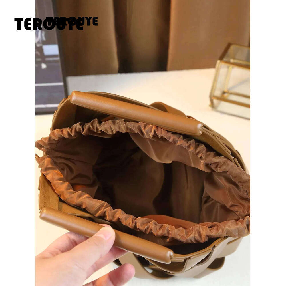 Trendy Vegan Leather Woven For Women Top Handle And Handbags Fashionable Crossbody Shoulder Bag Tote Purses TEROUYE