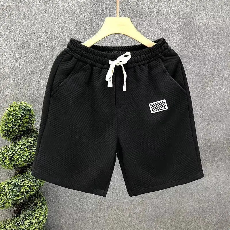 Fashion Shorts Men Comfortable Elastic Waist Clothing Breathable Short Trousers Sporty Loose Fit Running Five Inches Sweatpants 251230